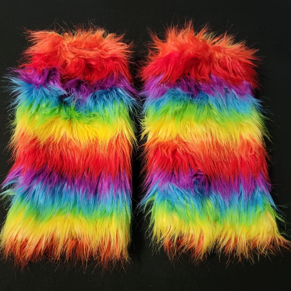 Rainbow Fluffies for a Rave or Festival NWOT